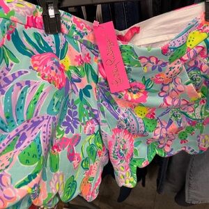 Lilly Pulitzer buttercup knit shorts